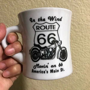 ROUTE 66 DINER STYLE MUG BIKER MUG